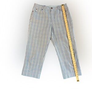 Liz Claiborne Blue Plaid Pants Size 10‎
